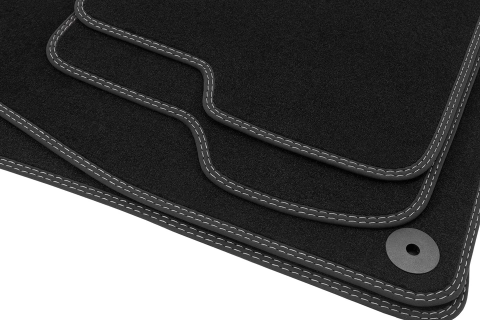 Premium Doppelziernaht Tapis de Sol Convient pour Peugeot 207 Année Fab. - Photo 4/4