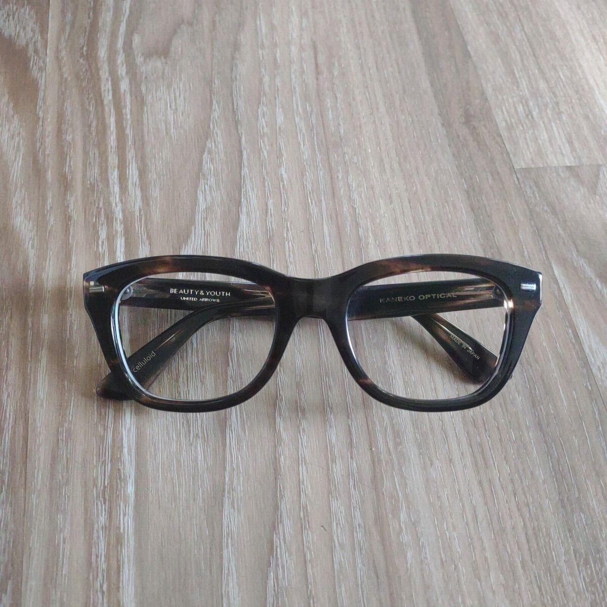 Kaneko Optical x United Arrows Celluloid Eyeglasses Made in Kaneko Optical x United Arrows Celluloid Eyeglasses Made in