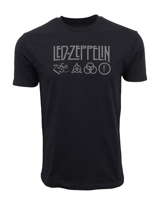 #ad LED ZEPPELIN ZOSO LOGO T SHIRT $15.99