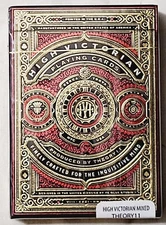 Theory 11 Red High Victorian  Quality Custom Playing Cards USA  NEW