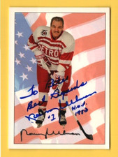 Norm Ullman Signed Autograph Auto Ultimate Original Six - Inscribed