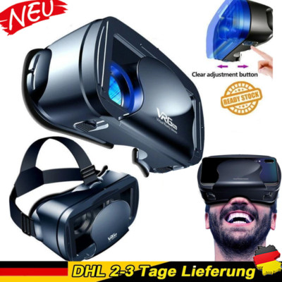 3D VR Brille für Smartphone iPhone Android 4,7 7,1 Zoll Virtual Reality Headset
