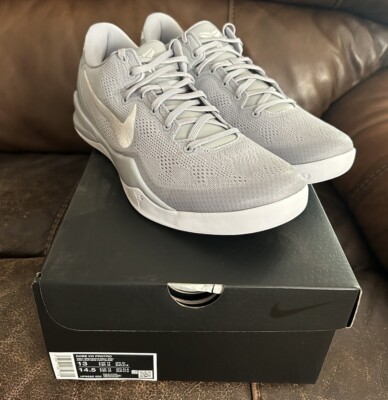 Nike Kobe 8 Protro Wolf Grey White HF9550-002 Men's Size 13 NEW