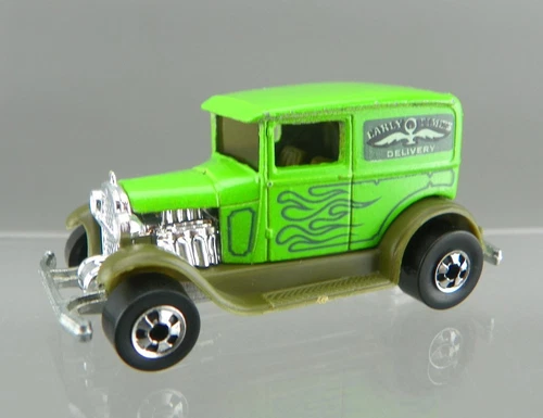 Vintage 1977 Hot Wheels Diecast 1/64 Green Early Times Delivery Truck Van HK VGC