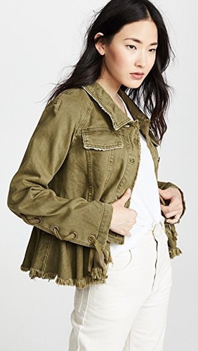 FREE PEOPLE Willow DENIM JACKET Size M 