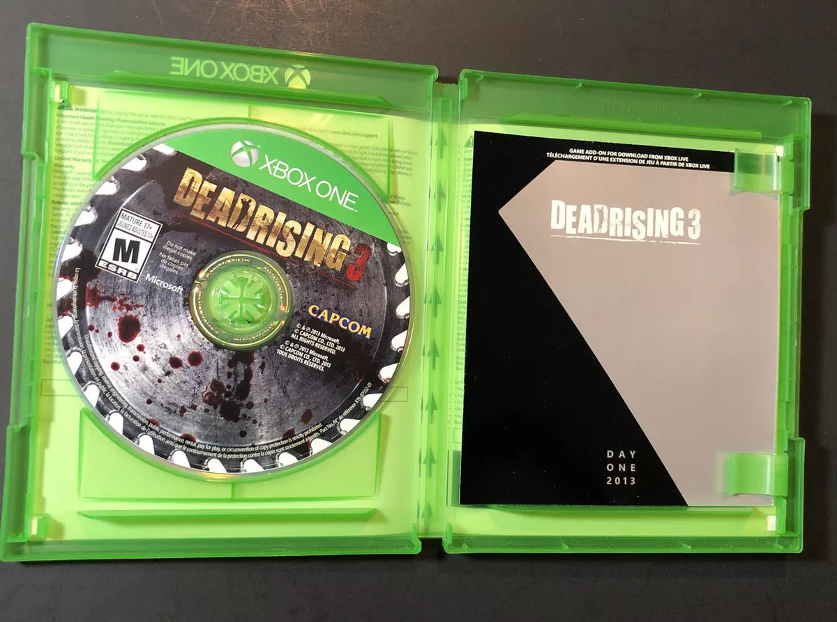 Dead Rising 3 -- Day One Edition (Microsoft Xbox One, 2013) for