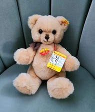Steiff Teddy Petsy Blond Bear 0233/28 1984-1990 9.5 inch Ear and Chest tags
