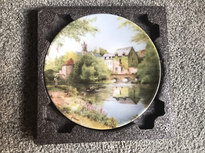 Paysages De France Plate Une Journee Au Bord De L'eau by Michel Julien 1987  VG