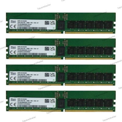 メモリー SKHYNIX DDR5 ECC Unbuffered 32GBx4(128GB SK Hyn(Hynix) Original 32GB (4x8GB) DDR5 5600MHz PC5-44800