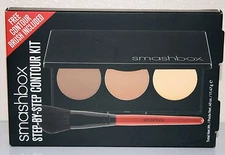 NIB Smashbox Step-By-Step COUNTOUR KIT with BRUSH for Contour Highlight Bronzer
