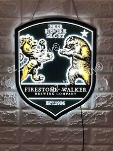 New Firestone Walker Brewing Beer Before Glory Logo 3d Led Neon