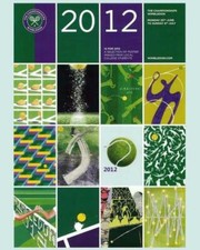 WIMBLEDON 2012 Tournament Ad Cover Tennis Glossy 8 x 10 Photo Poster Man Cave