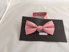 << NEW >> Dusky Pink Polyester BOYS Ready Pre-tied Bow tie