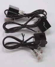 Lot of 3 Plantronics Poly Telephone Interface Cables 86007-01