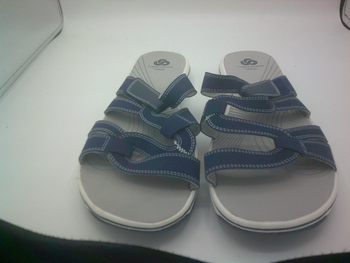 Clarks Women s Brinkley Lonna Slide Sandal Navy 11 M US