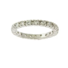 Sterling Silver CZ Eternity Ring