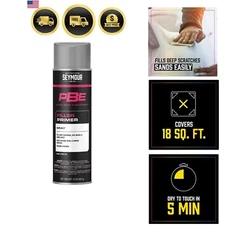 PBE Professional Primer Gray Filler Spray Metal Surface 16 Ounce