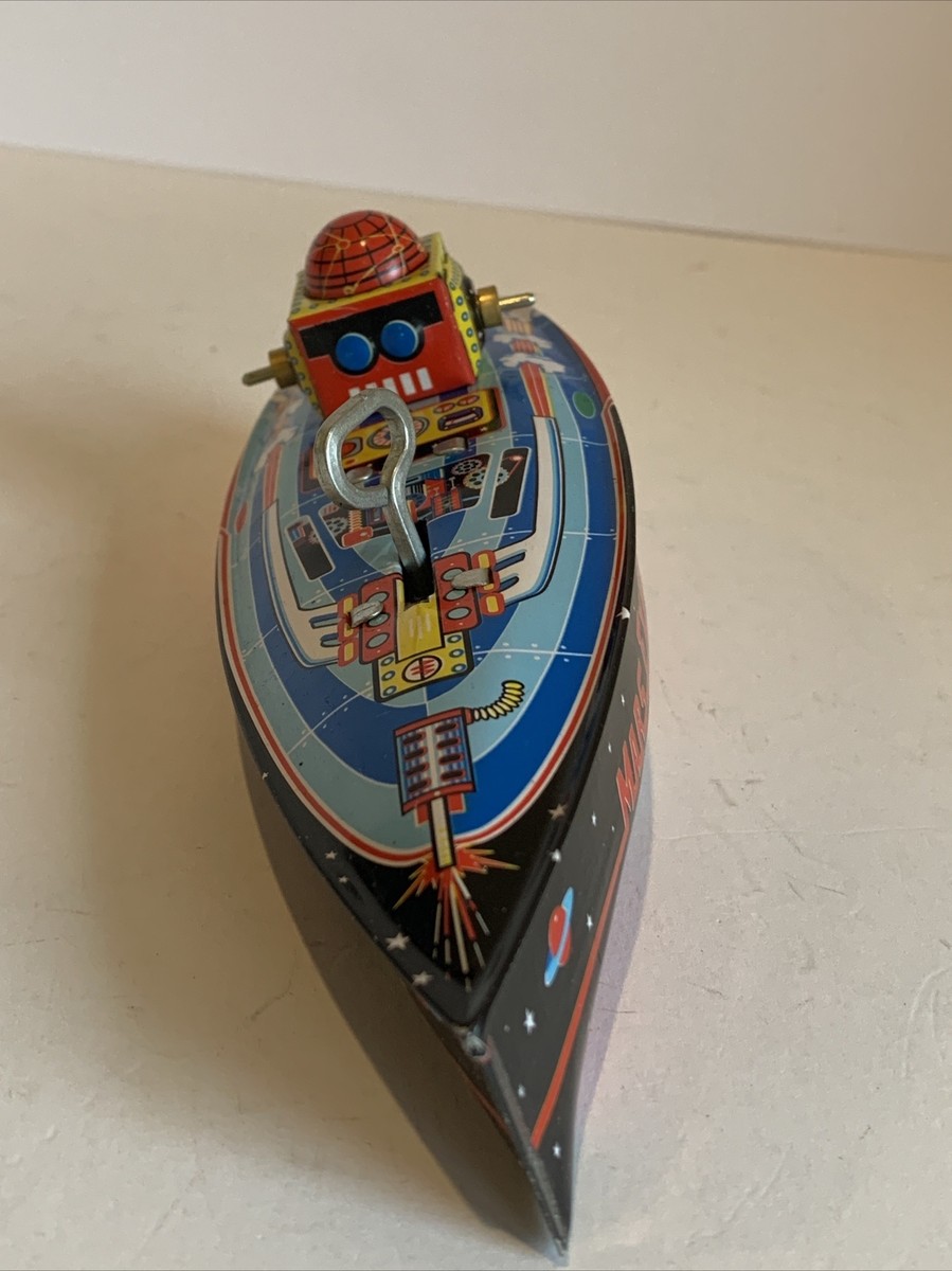 1996 Schylling Collector Series Mars Explorer Speedboat Wind Up