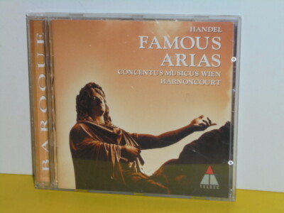 CD - HANDEL - FAMOUS ARIAS - HARNANCOURT - FISCHER-DIESKAU, GALE, HOLLWEG...