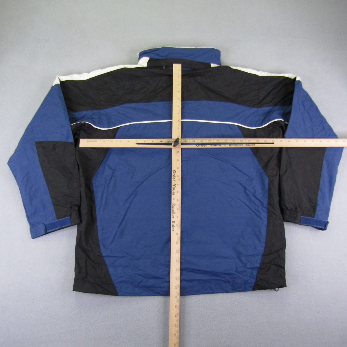 Columbia Jacket Mens Large Blue Black Interchange Waterproof Parka
