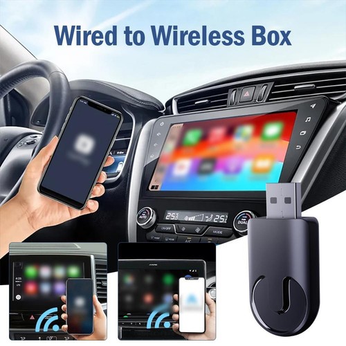 2 in 1 USB Interface Car Wired to Wireless Box, Fast Transmission F5T7 Data PY