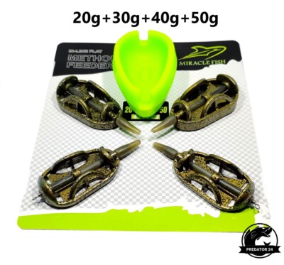 ÖKO BLEIFREI Method Feeder Futterkorb Set  Ausdrückform Futterform Methodkörbe