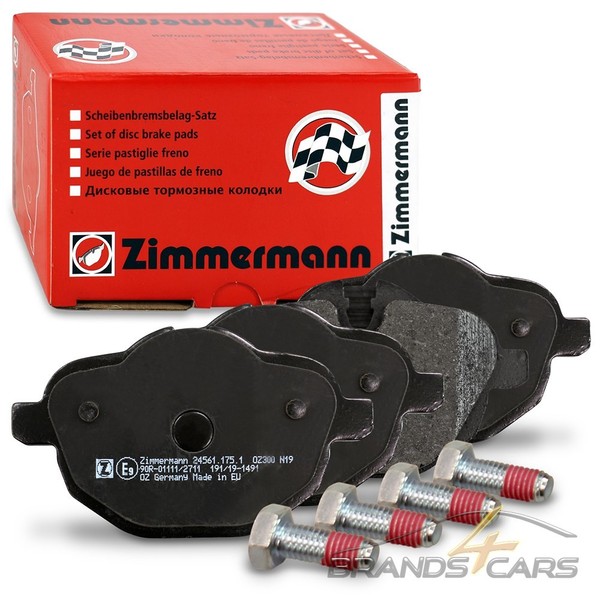 Zimmermann BremsbelÄGe BremsklÖTze Hinten FÜR BMW 5-ER F10 F11 I8 X3 X4 F26 Z4-image