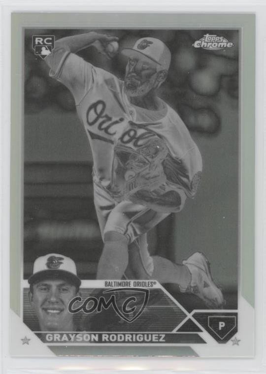 2023 Topps Chrome Update Negative Refractor Grayson Rodriguez #USC98 0nr3