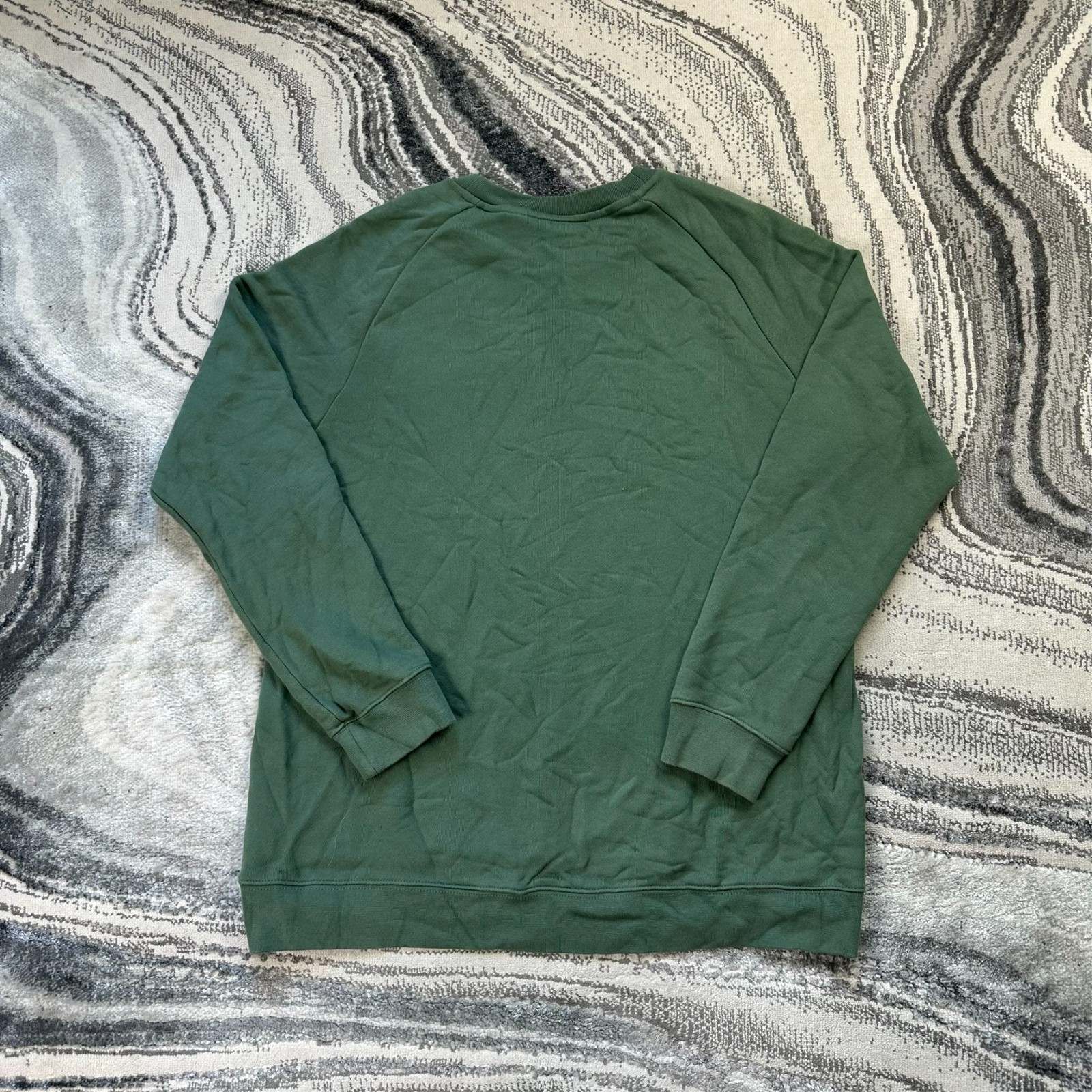 Women's Adidas Originals Sage Green Trefoil Logo Size UK 16 Crewneck Sweatshirt image 10
