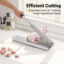 Tabletop Manual Meat Bone Cutter,Home Heavy Duty Chicken Cutting Tool,Rib Cutter