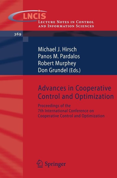 Advances In Cooperative Control And Optimization Michael Hirsch-image
