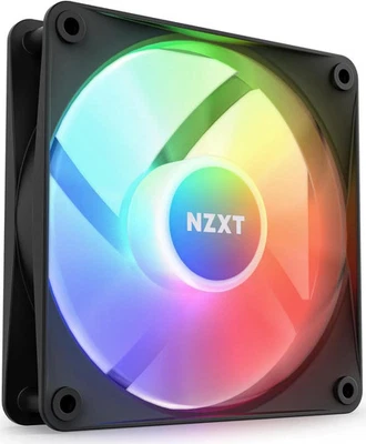 NZXT 120mm RGB Case Fan RF-C12FF-B1 PWM 4-Pin Fluid Dynamic Bearing Black - Image 1 of 4