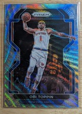 OBI TOPPIN 2021-22 Panini PRIZM BASKETBALL #141 SILVER WAVE New York Knicks