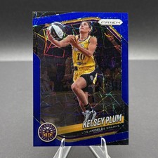 2025 Panini Prizm WNBA KELSEY PLUM Blue Velocity Prizm  #59 Los Angeles Sparks