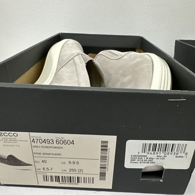 ECCO 470493 - Soft 7 Slip-On Sneaker Grey Rose - Size 9-9.5
