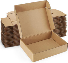 Shipping Boxes 9X6X2 Inches Brown Small Mailing Boxes 25 Pack Cardboard Corrugat