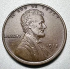 1915-D LINCOLN CENT  XF/AU  #2536