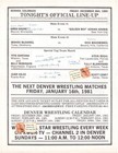 Vtg Dec 26 1980 AWA Wrestling Program Lineup Denver W/ TICKET STUBS Verne Gagne — photo 2