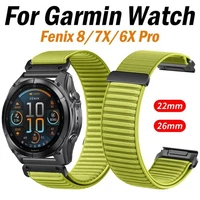 Garmin QuickFit Nylon Watch Band 22mm 26mm Sport Strap Fenix Epix Enduro