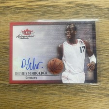 2013 Fleer Retro 2000-01 Autographics Dennis Schroder  Rookie Auto 