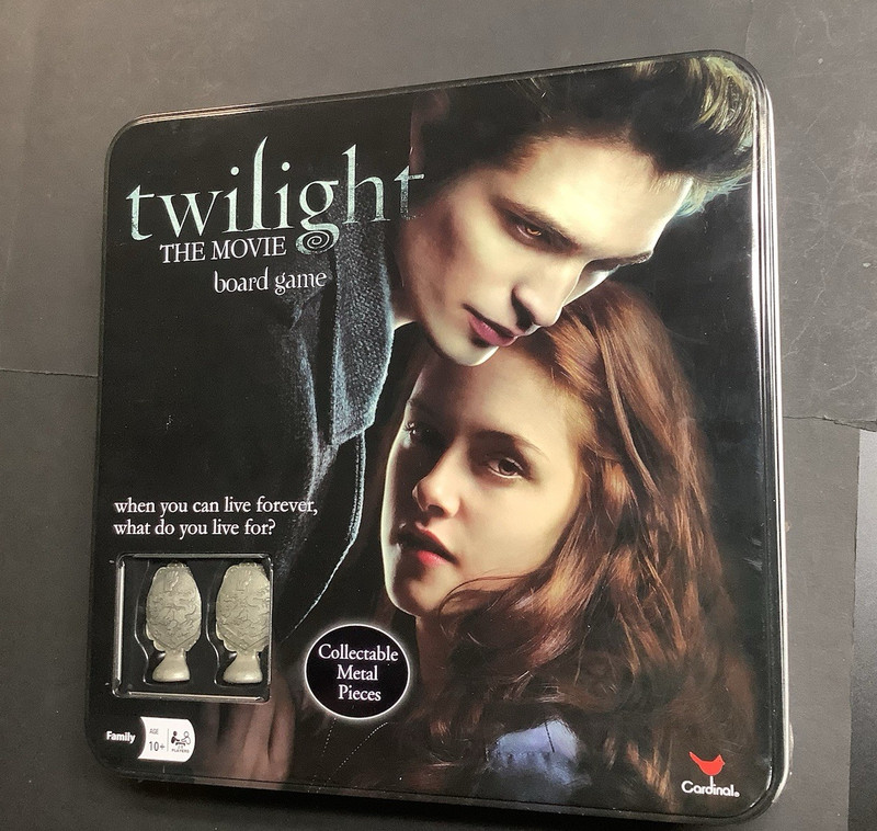 Cardinal Twilight The Movie Board Game Complete Game w/ Collectible Metal Pieces