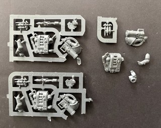 W40k First Born Space Marine Missile Launchers x3
