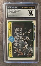 Dan Rooney Signed 1981 Fleer Team Action SB XIII CGC AU Auto 10 #69