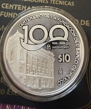2025 2 oz 100th anniversary Banco de México .999 Proof