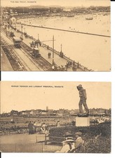 Margate postcards x2  Probably Edwardian era. Sepia. Unposted. Good condition