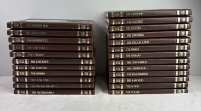 Vintage 1970's Time Life ''The Old West'' Series Faux Leather  *Choose Your Title*