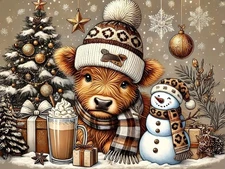 - Christmas Paint by Numbers for 20 inches x 16 inches 