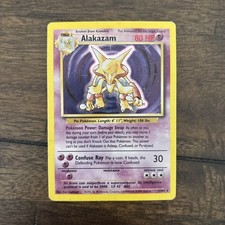 alakazam pokemon card base set Pokemon - Base Set - Alakazam main image 1