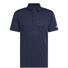 Adidas Mens Ultimate365 Micro Texture Navy Blue Diamond Golf Polo Shirt Large