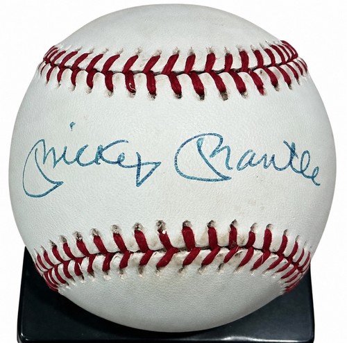 Mickey Mantle Autographed Auto Signed Baseball PSA DNA Rare Autograph NY Yankees